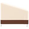 vidaXL Tuinmeubelhoes loungestoel 600D 79x97x48/74 cm oxford beige