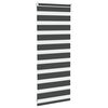 vidaXL Zebra rolgordijn 65x100 cm stofbreedte 60,9 cm zwart