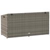 vidaXL Tuinbox 110x50x58 cm poly rattan grijs