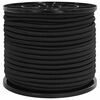 vidaXL Bungee Koorden 8 mm Zwart PP en rubber