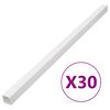 vidaXL Kabelgoot 33x33 mm 30 m PVC