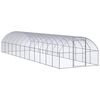 vidaXL Kippenren 3x12x2 m gegalvaniseerd staal