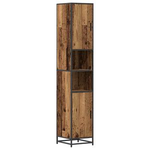 vidaXL Badkamermeubelset Oud Hout 35 x 37,5 x 188,5 cm Bewerkt hout