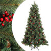 vidaXL Kunstmatige Inklapbare Kerstboom 150 cm PVC en Metaal Groen