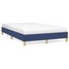 vidaXL Bedframe zonder matras 120x190 cm stof blauw