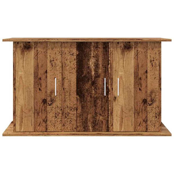 vidaXL Aquariumstandaard 101x41x58 cm bewerkt hout oud houtkleurig