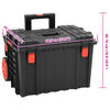 vidaXL Flightcase draagbaar 56,5x45,5x48 cm PP zwart