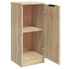 vidaXL Dressoir 30x30x70 cm bewerkt hout sonoma eikenkleurig