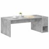 vidaXL Salontafel Beton Grijs 101,5 x 50 x 37 cm Bewerkt hout