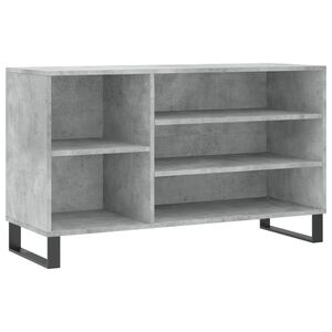 vidaXL Schoenenkast 102x36x60 cm bewerkt hout betongrijs