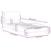 vidaXL Bedframe "Dover" 90x200 cm fluweel lichtgrijs