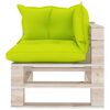 vidaXL 8-delige Loungeset met kussens pallet grenenhout