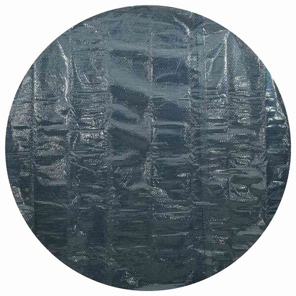 vidaXL Zwembadfolie solar drijvend 417 cm PE zwart en blauw