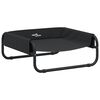 vidaXL Hondenbed Lichtgrijs 75 x 75 x 30 cm Staal