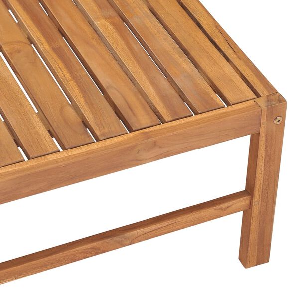 vidaXL Tuintafel 63x63x30 cm massief teakhout