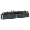 vidaXL Plantenbak Antraciet 320 x 40 x 45 cm Staal