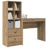 vidaXL Bureau met lade 2 pcs Artisan Eiken