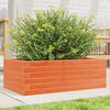 vidaXL Plantenbak 70x40x23 cm massief grenenhout wasbruin