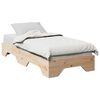 vidaXL Bedframe zonder matras stapelbaar 100x200 cm massief hout