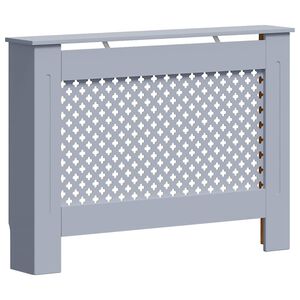vidaXL Radiatorombouw 112x19x81,5 cm MDF antraciet