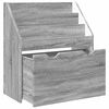 vidaXL Kinderen Boekenkast Grijs Sonoma 60 x 29,5 x 69 cm Bewerkt hout