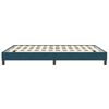 vidaXL Boxspring zonder matras fluweel donkerblauw 140x210 cm