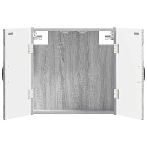 vidaXL Dartbord Kabinet HAARLEM Grijs Sonoma 52,5 x 10,5 x 53,5 cm