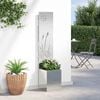 vidaXL Tuin Privacy Screen Zilver 32 x 150 cm Gegalvaniseerd staal
