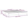 vidaXL Boxspring bed stof cr&egrave;mekleurig 180x200 cm