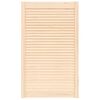 vidaXL Kastdeur met lamellen 99,3x59,4 cm massief grenenhout
