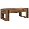 vidaXL Salontafel Oudhout 110 x 50 x 41 cm Bewerkt hout