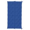 vidaXL Tuinbankkussen 200x(50+50)x7 cm oxford stof blauw