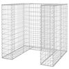 vidaXL Schanskorf voor container 110x100x110 cm gegalvaniseerd staal