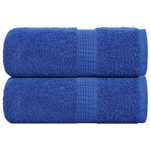 vidaXL Washandjes FROGN 2 st 30x30 cm 360 g/m&sup2; blauw