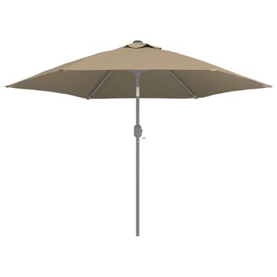vidaXL Vervangingsdoek voor parasol 300 cm taupe