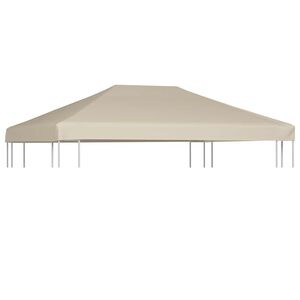vidaXL Prieeldak 310 g/m&sup2; 4x3 m beige