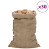 vidaXL Jutezakken 30 stuks 340 g/m&sup2; 60x105 cm 100% jute
