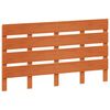 vidaXL Hoofdbord 150 cm massief grenenhout wasbruin