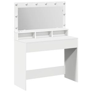 vidaXL Plafondtafel Wit 100 x 41 x 135 cm Bewerkt hout