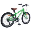 vidaXL Mountainbike 24 Inch 6-Speed voor 8-12 jaar oud Groen
