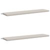 vidaXL 2-delige Bankkussens SOEST 2 st 100% Polyester Wit