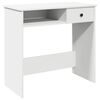 vidaXL Bureau 80x40x75 cm bewerkt hout wit