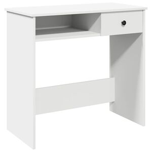 vidaXL Bureau 80x40x75 cm bewerkt hout wit