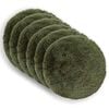 vidaXL Kussensloop 6 pcs HEERLEN Groen &Oslash; 60 cm PV Fleece