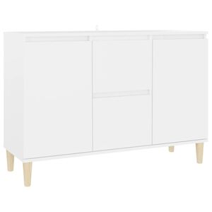vidaXL Dressoir 101x35x70 cm bewerkt hout wit