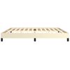 vidaXL Bedframe kunstleer crèmekleurig 200x200 cm