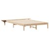 vidaXL Bedframe met Zijtafels Naturel 140 x 210 cm Massief grenenhout