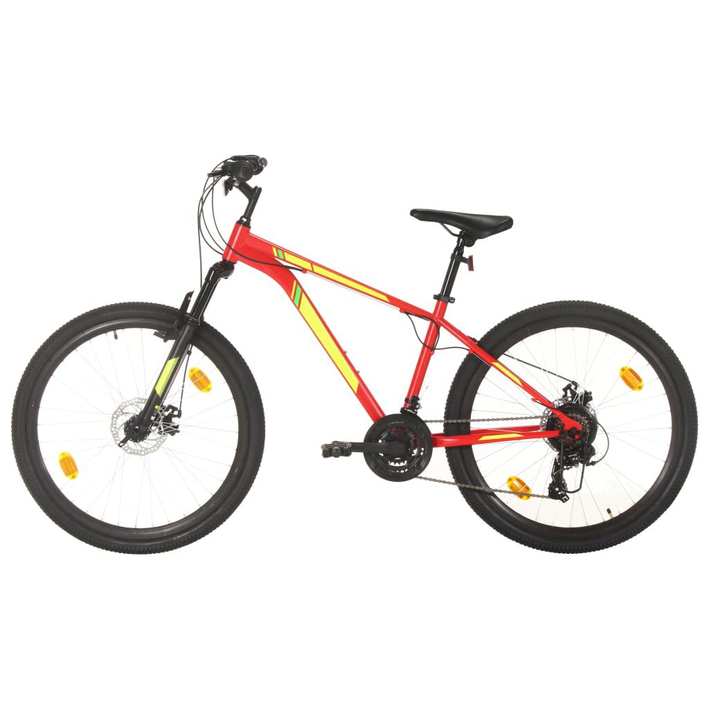 vidaxl vidaXL Mountainbike 21 versnellingen 27 5 inch wielen 38 cm frame rood