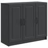 vidaXL Dressoir Zwart 89 x 34,5 x 77 cm Bewerkt hout