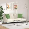 vidaXL Sofa Kussens 2 stuks Lichtgroen 45 x 45 cm Cordstof